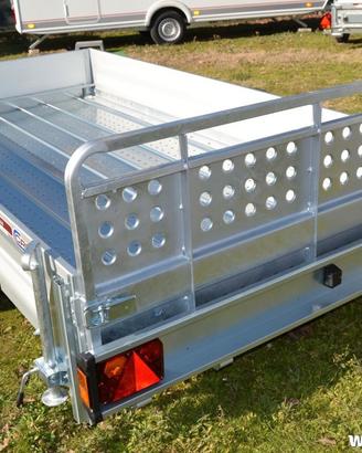 RIMORCHIO CARRELLO PORTACOSE CRESCI PT7CL RAMPA DI