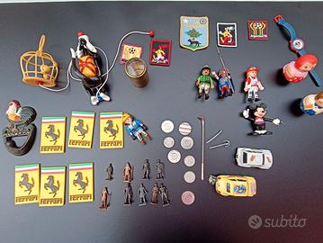 lotto giochi vintage ferrari playmobil  topolino