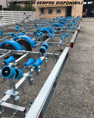 Rimorchio porta barca o gommone gamma completa