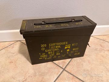 🔥 Cassa Munizioni Originale USA M60 7.62 NATO
