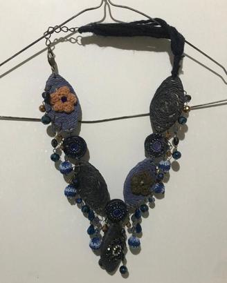 Collana in tessuto