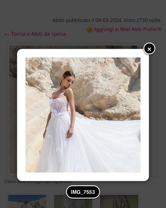 Abito da sposa Claudio Di Mari