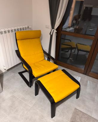 Cuscini per poltrona Poang Ikea (solo cuscini)