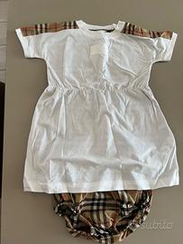 Abito Burberry neonata 18m