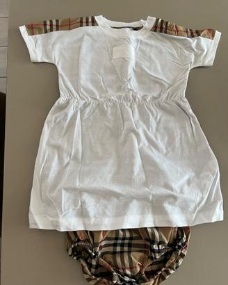 Abito Burberry neonata 18m