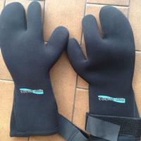 Guanti XL lunghi in neoprene per muta stagna nuovi