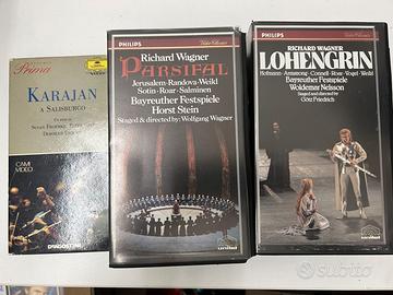 Opere Wagner in videocassette vhs da Bayreuth