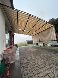 Tenda da sole con struttura motorizzata elettrica