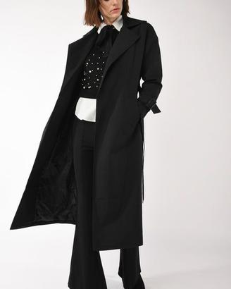 Trench Donna Nuna Lie Oversize Cintura taglia M