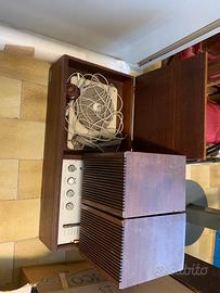 Impianto Stereo 2 casse giradischi vintage