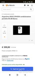 Condizionatore portatile ARGO 10000 BTU