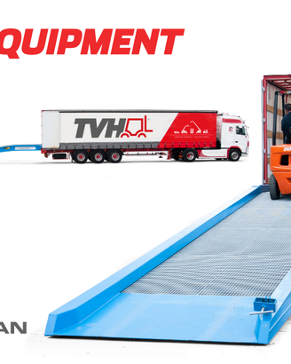 Rampa di carico per muletto o carrello elevatore