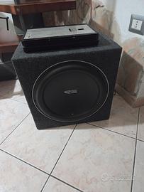 cassa Sub Woofer R E da 800w.+ amplificatore