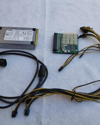 Kit alimentazione 1400W Dell + breakout + cavi