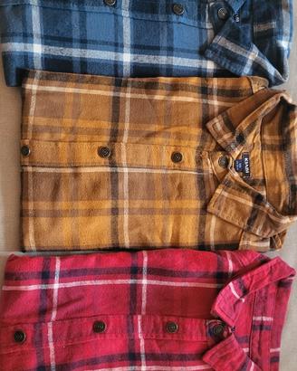 3 camicie bimbo caldo cotone 13 anni