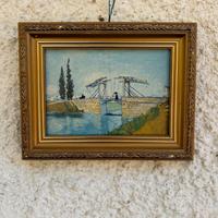 quadro con cornice ponte di langlois