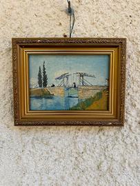 quadro con cornice ponte di langlois