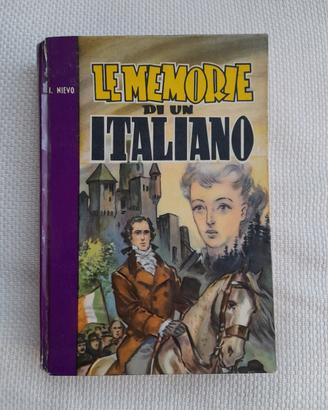 Libro antico Le memorie di un italiano di Nievo