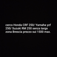 Honda/Yamaha/ Suzuki 250cc 4 tempi