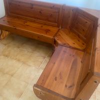 Cassapanca con tavolo