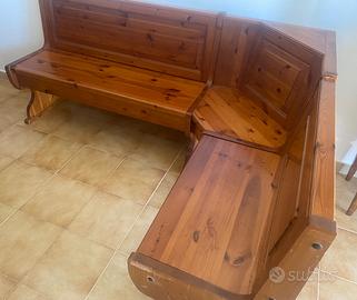 Cassapanca con tavolo