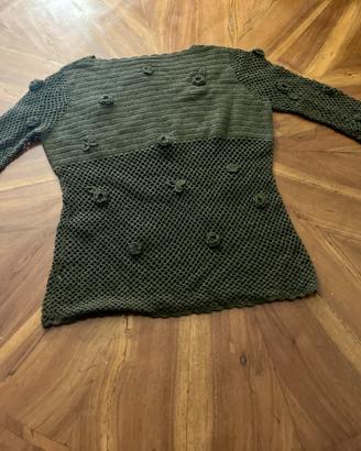 Maglione a rete
