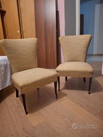 Coppia poltroncine da camera anni 60