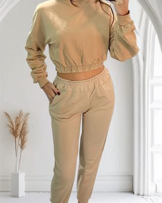 Tuta Bershka beige tg.S