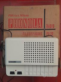 Phonola Fimi fd 22 filodiffusore anni 70