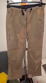 Pantaloni trekking Odlo donna beige 