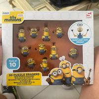 set puzzle minion in gomma ancora in scatola