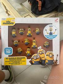 set puzzle minion in gomma ancora in scatola