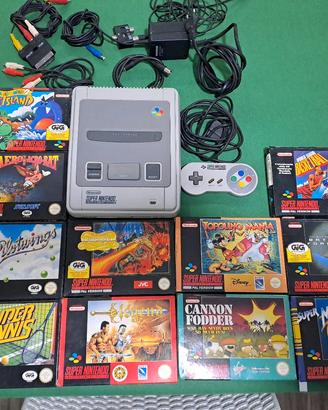 super nintendo + giochi lotto