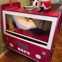Letto bambino camion pompieri