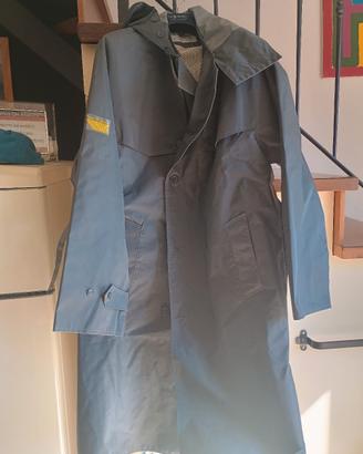 impermeabile poste italiane vintage XXL