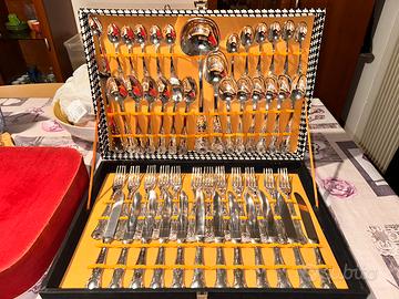 KIT POSATE VINTAGE ARGENTO 800