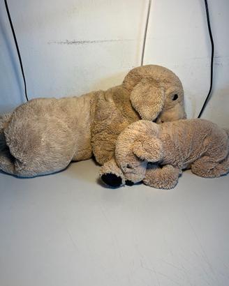 2 Peluche Golden Retriver Ikea 60cm e 30cm