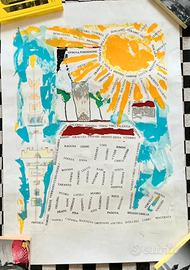 Mario Schifano - Città d’Italia. Litografia