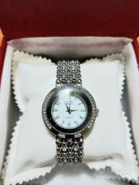 Orologio Polso Zcc Donna Quarzo con Brillantini