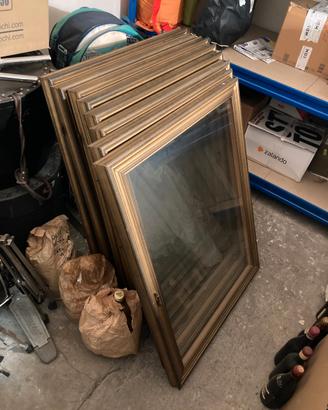 Cornici in legno con vetro