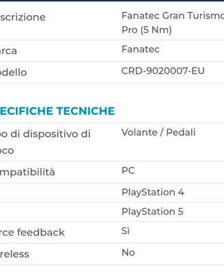 Volante Fanatec GT DDPRO 5nm