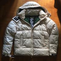 Disclaimer puffer jacket