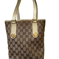 Borsa Gucci in tela beige tote bag ophidia