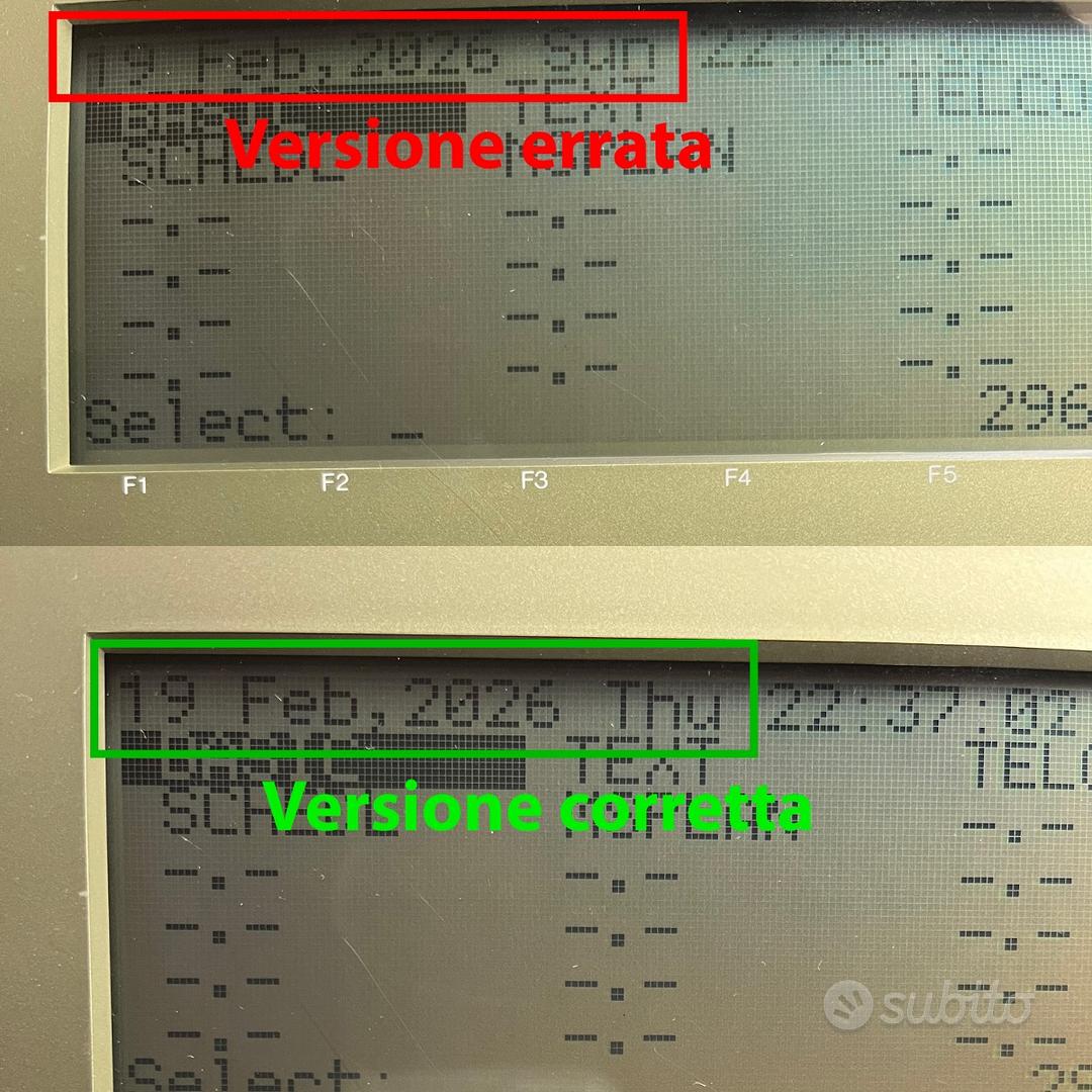 BUGFIX Y2K Anno 2000 Per Olivetti M10 Multiplan - ROM Testata, Fatta In Italia