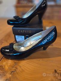 scarpe decolte' nero num 41 Caffe'Noir