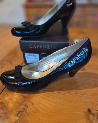scarpe decolte' nero num 41 Caffe'Noir