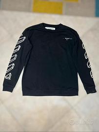 Felpa off-white marker arrows nera taglia M