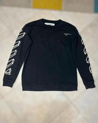 Felpa off-white marker arrows nera taglia M