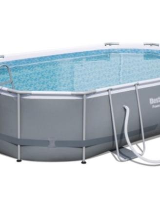 Piscina ovale 488x305x107 con pompa Bestway NUOVA