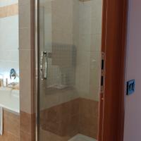 Porta in vetro temperato per vano doccia 